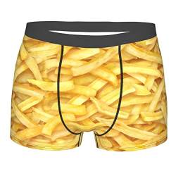 942 Boxershorts Herren Pommes Frites Herren Unterhosen Schnelltrocknend Männer Boxershorts Atmungsaktiv Männer Unterwäsche, Für Freund, Vati, Familie, M von 942