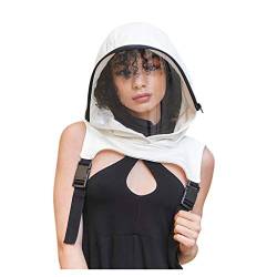 95 Gesichtsschild 360 ° Kopfschutz Visier Sicherheit Gesichtsschutz Face Cover mit Hut | Gesichtsschutz | Visier aus Kunststoff | Schutzschild | Mundschutz Augenschutz Gesichtsschutzschirm (Weiß) von 95