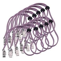 Mundschutz Lanyard Adjustable,10 Stück Maskenkette Maskenkette, Maskenband, Maskenhalterung, Lanyard, Halterung für Masken Halsband Mund und Nasenschutz Halsband Holder Rope (Pink) von 95