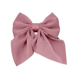 Haarspange Spitzenbogenhaarclip,Haarspangen Damen,Haarschleife Damen,Süße Tüll Bogen Frauenspitzenbogen Bögen Krokodilklemme ästhetisch Haarschleifen Zubehör für Frauen Mädchen (Pink, One Size) von 95sCloud-1