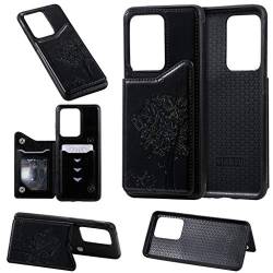 Hülle kompatibel mit Samsung Galaxy S20 Ultra 6,9 Zoll Handyhülle [PU-Leder] [Kartenfach] [Magnetverschluss] Tasche Case Cover Etui Schutzhülle lederhülle klapphülle Case Cover Gehäuse (Schwarz) von 95sCloud