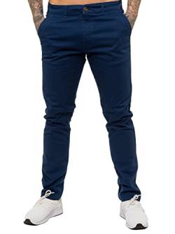 989Z? ENZO Herren Skinny Slim Fit Chinos Stretch Hose, Blau, 40W / 32L von 989Zé ENZO