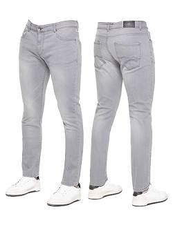 989Zé ENZO EZ325 Herren-Jeans, Stretch, Skinny-Fit, Denim-Hose, alle Taillengrößen, grau, 32 W / 32 L von 989Zé ENZO