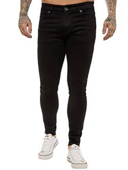 989Zé ENZO EZ326 Herren-Jeans, Sim-Fit, Stretch-Jeans, Denim-Hose, alle Taillengrößen, Schwarz , 30 W/30 L von 989Zé ENZO