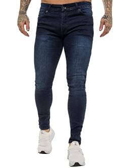 989Zé ENZO EZ326 Herren-Jeans, Sim-Fit, Stretch-Jeans, Denim-Hose, alle Taillengrößen, dunkelblau, 36 W/34 L von 989Zé ENZO