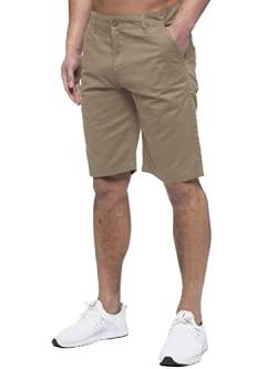 989Zé ENZO Herren-Chino-Shorts, Baumwolle, normale Passform, Sommer, lässig, elegante Halbhose, beige, 34W von 989Zé ENZO