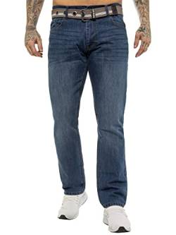 989Zé ENZO Herren-Jeans mit geradem Bein, normale Passform, Denim-Hose, blau, 30 W/30 L von 989Zé ENZO