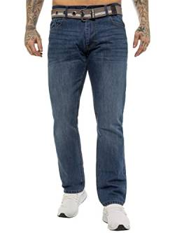 989Zé ENZO Herren-Jeans mit geradem Bein, normale Passform, Denim-Hose, blau, 38 W/30 L von 989Zé ENZO