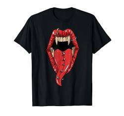 Punk Rock Indie Goth Heavy Metal Piercings Hardcore Red Lips T-Shirt von 99 Gifts Dark Aesthetic Hardcore Punk Rock