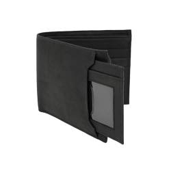 AG Wallets 2-in-1 Faltbare Geldbörse aus Leder, abnehmbar, minimalistisch, Ausweis- und Kartenhalter, Black Napa RFID, Minimalistisch von A|G WALLETS PREMIUM LEATHER PRODUCTS