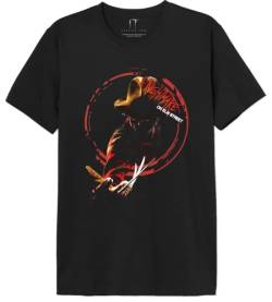 A Nightmare On Elm Street Herren Uxnimamts003 T-Shirt, Schwarz, 56 von A Nightmare On Elm Street