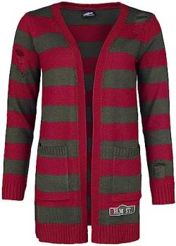 A Nightmare on Elm Street Elmstreet Frauen Cardigan rot/grün XL von A Nightmare on Elm Street