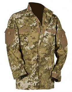 US Feldjacke M65 Feldparka ACU All Digital Combat Uniform Wind- und Nässeschutz Herbstjacke S-3XL (XXXL, Vegato Desert Tarn) von A. Blöchel