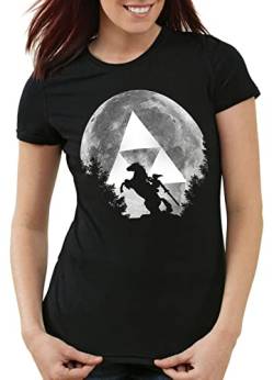 A.N.T. Link Epona Mond Damen T-Shirt SNES Ocarina, Größe:XXL von A.N.T. Another Nerd T-Shirt