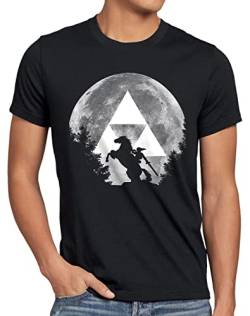 A.N.T. Link Epona Mond Herren T-Shirt SNES Ocarina, Größe:XXL von A.N.T. Another Nerd T-Shirt