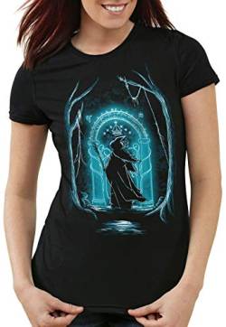 A.N.T. The Grey Wizard Damen T-Shirt Ring neuseeland auenland, Größe:XL von A.N.T. Another Nerd T-Shirt