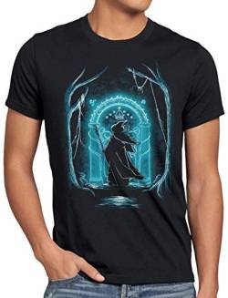 A.N.T. The Grey Wizard Herren T-Shirt Ring neuseeland auenland, Größe:3XL von A.N.T. Another Nerd T-Shirt