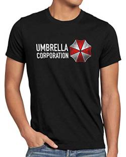 A.N.T. Umbrella Corp. Herren T-Shirt Virus epidemie Zombie, Größe:L von A.N.T. Another Nerd T-Shirt