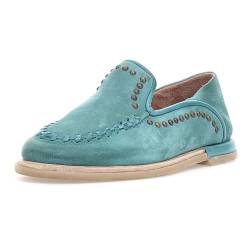 A.S.98 TAMI Damen niedrige Lederschuhe Emerald 39 von A.S.98