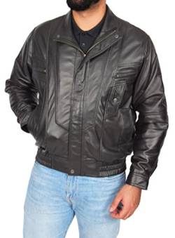 A1 FASHION GOODS Herren Blouson Mantel Schwarz Schwarz Gr. M, Schwarz von A1 FASHION GOODS