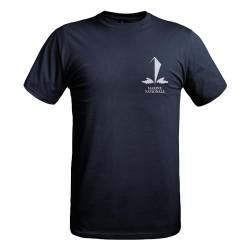 A10 Equipment Unisex Strong Logos Marine Nationale Marineblau T-Shirt, XL von A10 Equipment