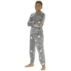 A2Z 4 Kids Fleece Pyjama Für Mädchen und Jungen Leuchtet Im Dunkeln Weich - PJS AZ010 Planet 9-10 von A2Z 4 Kids