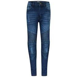 A2Z 4 Kids Kinder Jungen Dehnbar Jeans Designer Zerrissene - Boys Jeans J501 Mid Blue 11-12 von A2Z 4 Kids