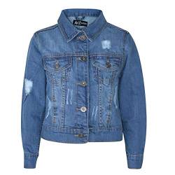 A2Z 4 Kids Kinder Jungen Denim Hellblau Jacken Designer - Boys Denim Jacket JK14 Light.Blue_3-4 von A2Z 4 Kids