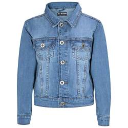 A2Z 4 Kids Kinder Jungen Hellblau JACKE - Boys Denim Jacket J11 Light Blue 11-1 von A2Z 4 Kids