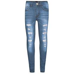 A2Z 4 Kids Kinder Jungen Jeans Hellblau Denim Gerippt - Jeans JN58 Light Blue._9-10 von A2Z 4 Kids