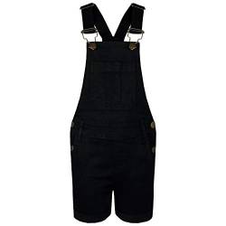 A2Z 4 Kids Kinder Mädchen Denim Stretch Latzhose Shorts - Girls Shorts Dungaree Black 11-12 von A2Z 4 Kids