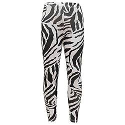 A2Z 4 Kids Kinder Mädchen T-Shirt Love Tartan Zebra Leopard Aufdruck Modische Mode Tops - Legging New Zebra Print 11-12 von A2Z 4 Kids