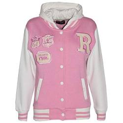 A2Z 4 Kids Mädchen Baseball Kapuzen Baby Rosa R Mode NYC/FOX - B.B Baby Pink_7-8 von A2Z 4 Kids