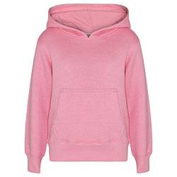 A2Z 4 Kids Mädchen Jungen Plain and Tie Dye Druck Sweatshirt Pullover - Plain Sweat Hoodie Baby Pink 9-10 von A2Z 4 Kids