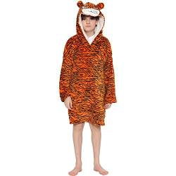 A2Z 4 Kids Mädchen Jungen Snuggle Blanket Gedruckt Übergroß Hoodie - Snuggle 950 Tiger_.Kids von A2Z 4 Kids