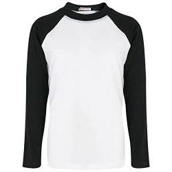 A2Z 4 Kids Raglan Stil T Shirt Farbe Kontrast Spitze Super - T Shirt PL425 Black 11-12 von A2Z 4 Kids