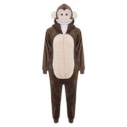 A2Z 4 Kids Tier Strampelanzug EIN Stück Super Sanft Monkey Tier Pyjama - E.Soft Monkey 3-4 von A2Z 4 Kids