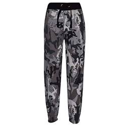 A2Z 4 Kinder Kinder Hose Jungen Mädchen Tarnung Jogginghose - A2Z Camo Trouser Charcoal 7-8 von A2Z 4 Kids