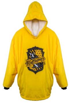 Harry Potter: Hufflepuff Oversized Blanket Hoodie Gelb, gelb, One size von AAA Merchandise