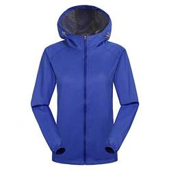 AACH Damen Regenmantel wasserdicht Regenjacke Damen atmungsaktiv Windbreaker lang Übergangsjacke Leicht Lang Regenmantel mit Kapuze Übergangsjacken Wasserdicht Regenparka Outdoorjacke von AACH