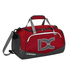 Große, lässige wasserdichte Reisetasche für Männer und Frauen, Sporttasche, einzelne Schultertasche, Gepäck, Schuhtaschen, Laptop, rot von AAPIE