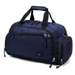 Herren/Damen Gym/Fitness Tasche Zylinder One Shoulder Sport Tasche Damen Handtaschen Reisetaschen Nylon Wasserdicht Handtasche Paket, dunkelblau von AAPIE