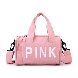 Kleine Gym Sport Fitness Tasche für Frauen Reisegepäck Wochenende Trend Mini Rosa Mode Damen Handtasche Weibliche Schulter Duffle Bag, rose von AAPIE