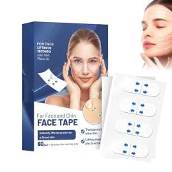 Gesichtsband, sofortiges Facelifting-Band, Facelifting-Band, Facelifting-Streifen, unsichtbares Facelifter-Band hat ein zartes V-Gesicht, Gesichtsbänder zum Anheben schlaffer Haut (1box) von AAPIKA