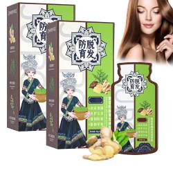 Ingwerpflanzenextrakt Anti-Haarausfall-Haarshampoo, Ingwer Anti-Haarausfall-Shampoo Ölkontrolle Ingwer-Shampoo für Frauen und Männer (2box) von AAPIKA