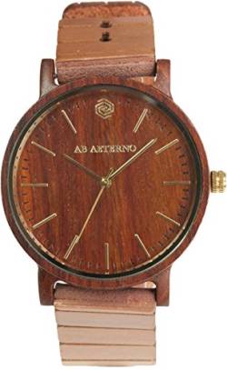 AB AETERNO Armbanduhr analog Quarzwerk Holzband 76900015 von AB AETERNO