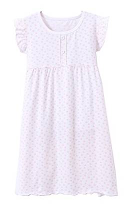 ABClothing Girls 'Flattern Sleeve Graphic Sleep Nachtkleid Age 2 3 Weiß von ABClothing