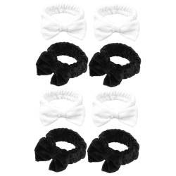 ABOOFAN 8 Stück Schmetterlings-Stirnband Mädchen-Stirnbänder Elastische Haargummis Damenanzüge Schleifen-Stirnband Haargummis Für Frauen Plüsch-Stirnband Spa-Stirnband von ABOOFAN