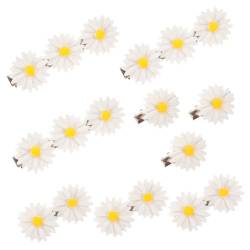 ABOOFAN 9st Gänseblümchen-haar-accessoire Haarschmuck Mit -haargummis Seitliche Haarspange Pferdeschwanzhalter Haarspangen Haarnadel Blumenspangen Kunststoff Stirnband Elastisch Kind von ABOOFAN