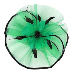 ABOOFAN Anlasshüte Tea-party-kopfbedeckung Hochzeit Braut Hut Fascinator-kopfbedeckung Haarschmuck Für Die Braut Braut-fascinator-stirnband Damen Hüte Mesh Partyhut Charmant Bankett von ABOOFAN